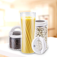 Modern Plastic Airtight Kitchen Food Nut Sealed Jar Storage Container