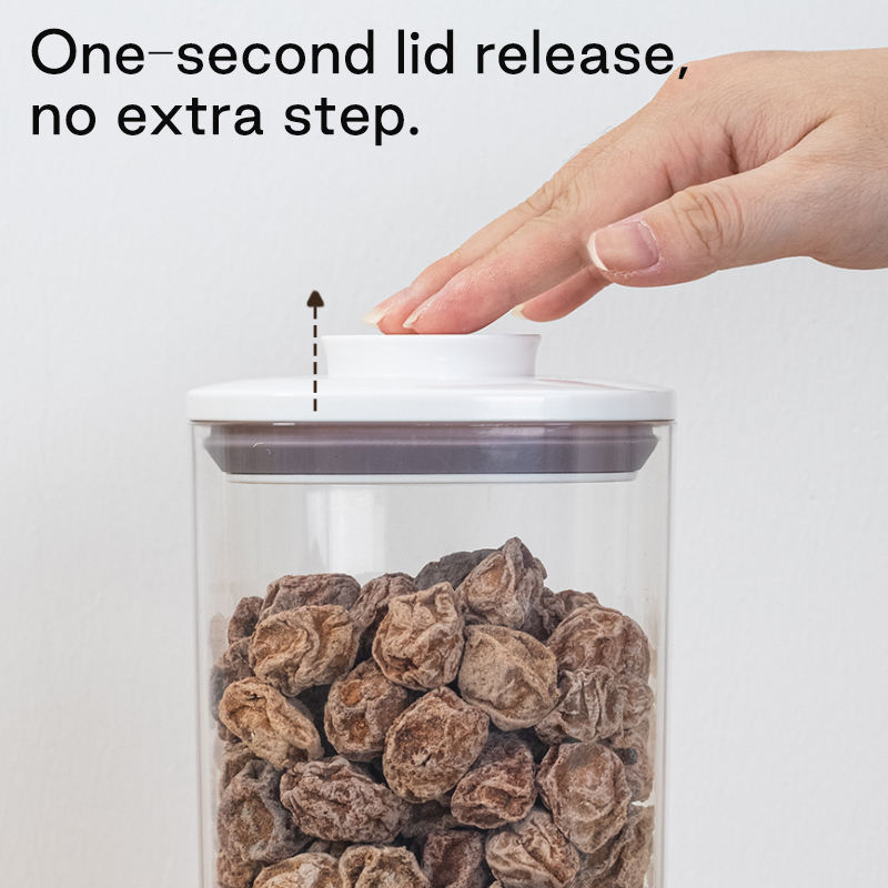 Pop up Plastic Airtight Leakage Proof Vacuum food Storage Jar