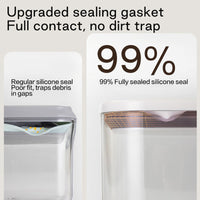 Airtight Glass Food Storage Bottle with Lid Sealed Grains Nuts and Kitchen Food Storage Box Container