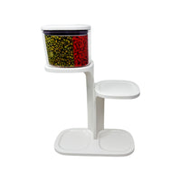 Pop-Top Container set of 4 with Stand ( transparent )